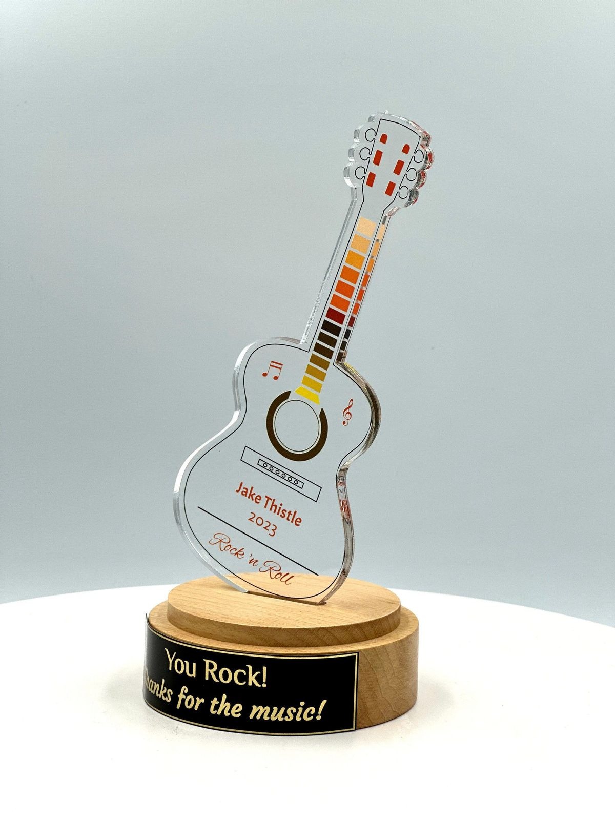 The Virtuoso Glass Guitar Trophy