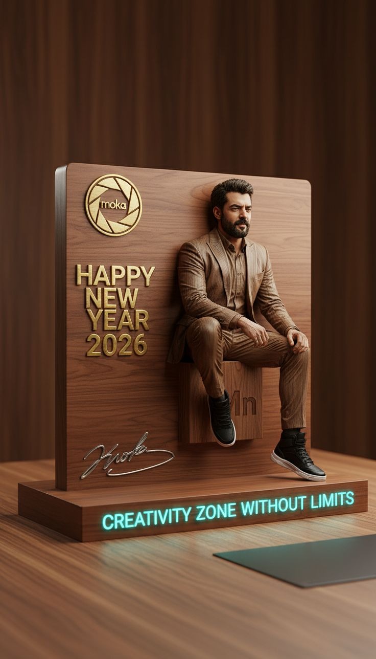 The Legacy Walnut 3D Portrait