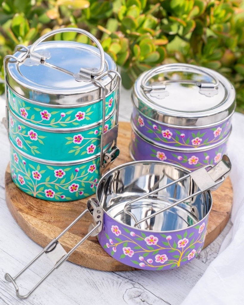 Hand-Painted Tiffins